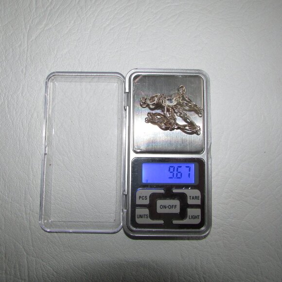 925 Silver Stylized Heart Link Bracelet – NEW - Picture 8 of 8